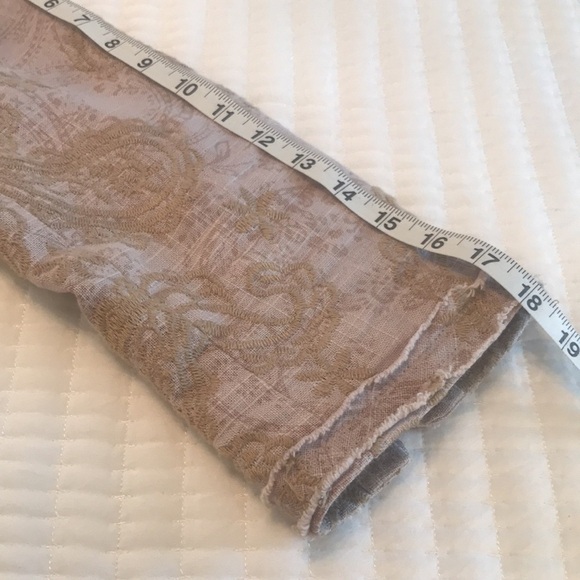 Coldwater Creek Taupe Linen Blend Blazer Size 12 - Picture 15 of 15